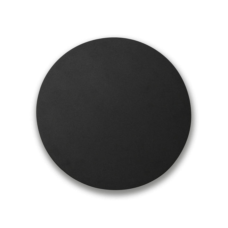 Applique murale LED Board en pierre, noir, Ø 35 cm