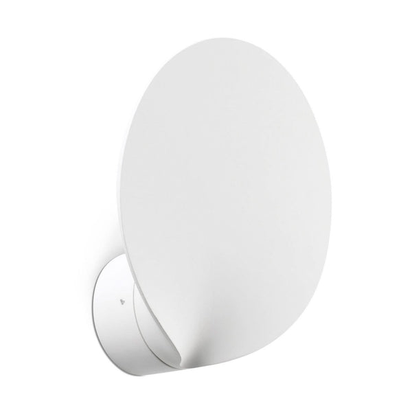 Applique d'extérieur LED Lotus en aluminium, blanc, hauteur 9 cm, IP65