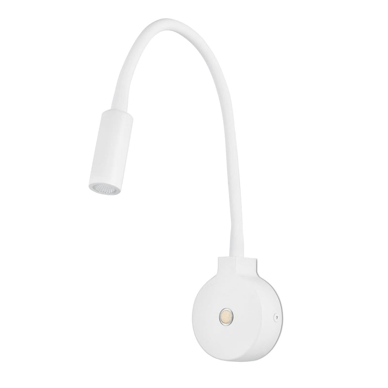 Applique murale LED Pixie en métal, blanc, hauteur 8 cm