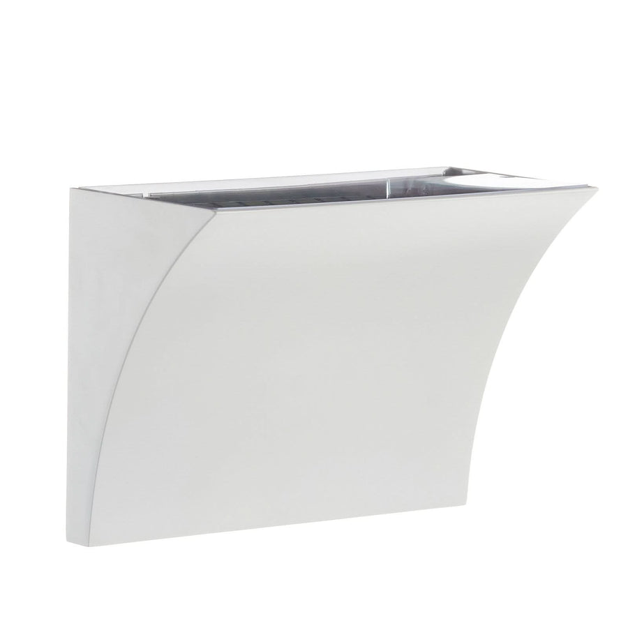 Applique murale LED Pochette en aluminium, blanc, hauteur 14,5 cm