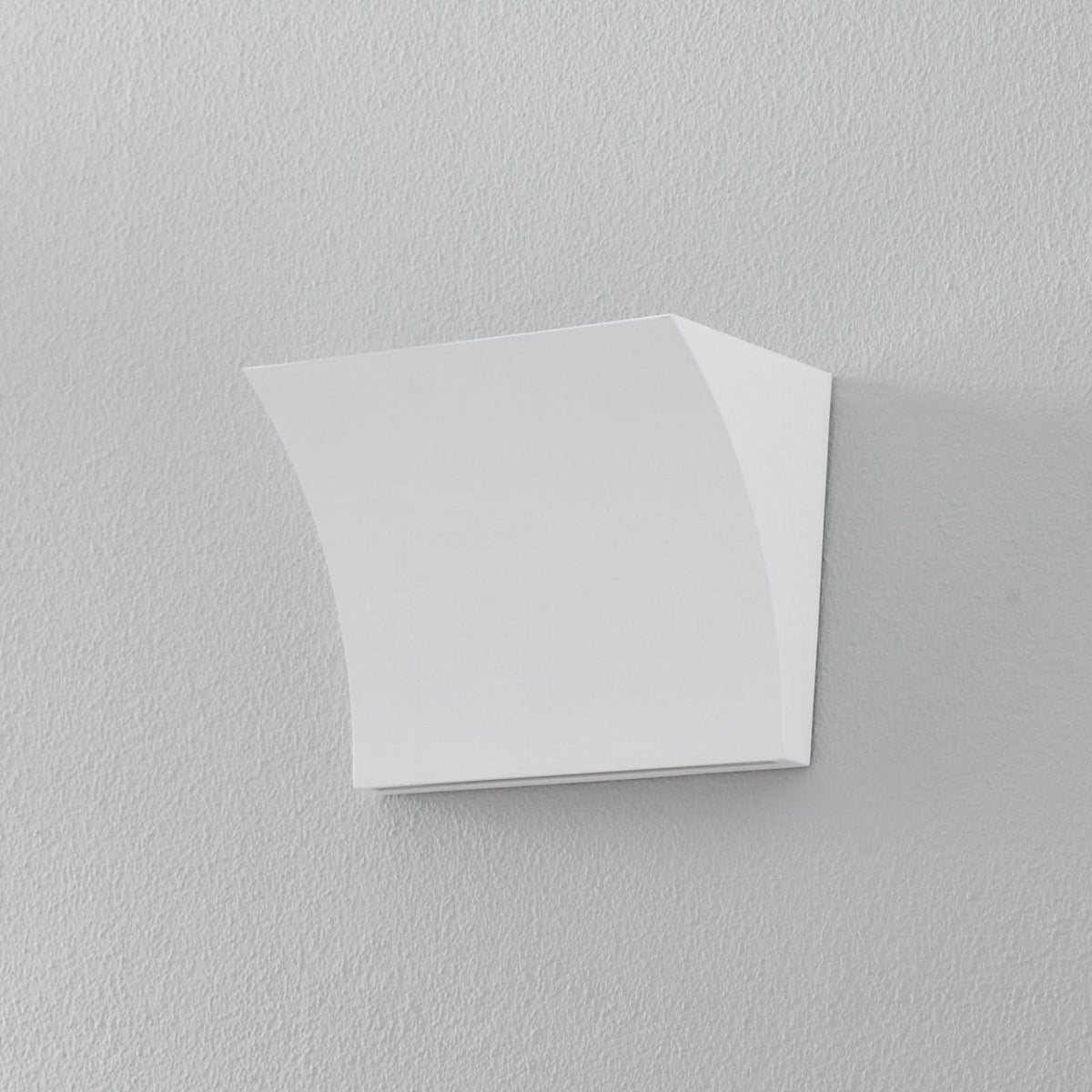 Applique murale LED Pochette en aluminium, blanc, hauteur 14,5 cm