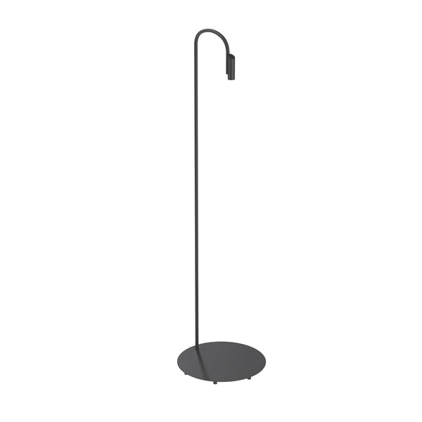 Lampadaire d'extérieur LED Caule Floor 4 en verre, noir, Ø 60 cm