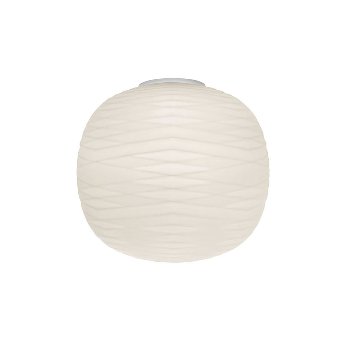 Applique murale Gem en verre, blanc, hauteur 39 cm