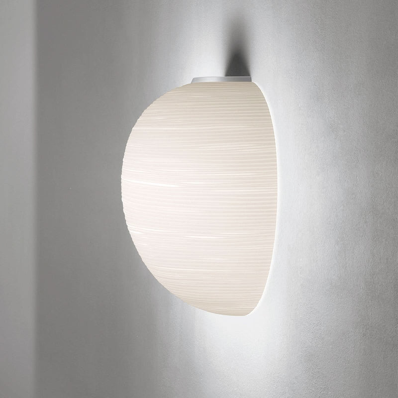 Applique murale Rituals XL en verre, blanc, hauteur 41 cm
