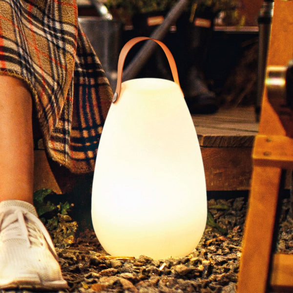 Lampe à poser d'extérieur LED rechargeable Ruby, blanc, Ø 18 cm, IP44