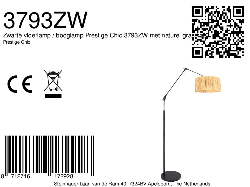Prestige Chic Black Floor Lamp | Pyla