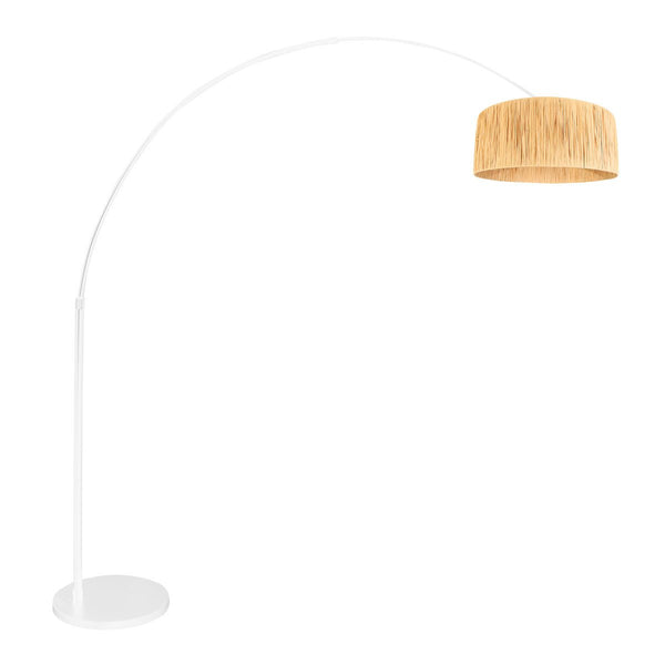 Sparkled Light white floor lamp