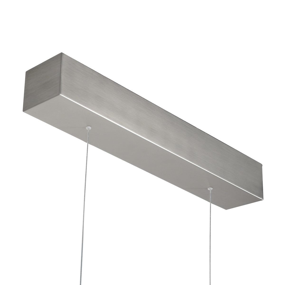 Platine acier brossé 50 cm de la suspension linéaire Bande