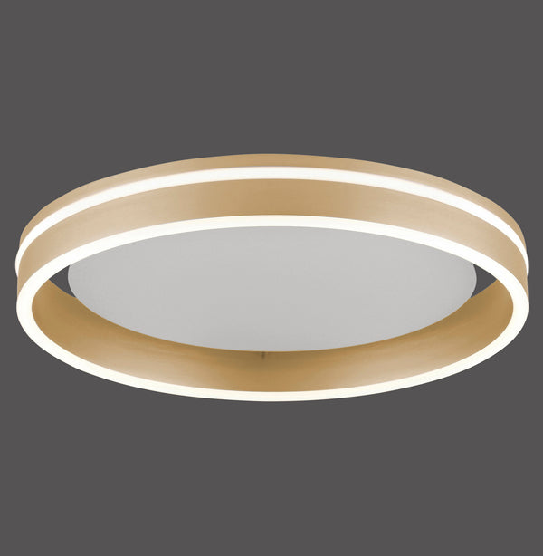 Plafonnier LED | Q-Vito Laiton mat L 40 cm