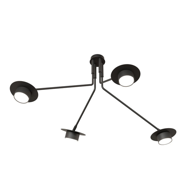 Mizu 4-light ceiling light black