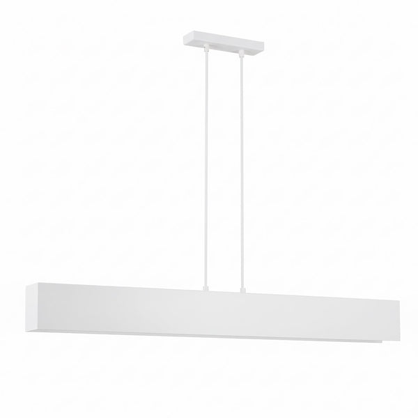 Gentor 4-light white pendant light