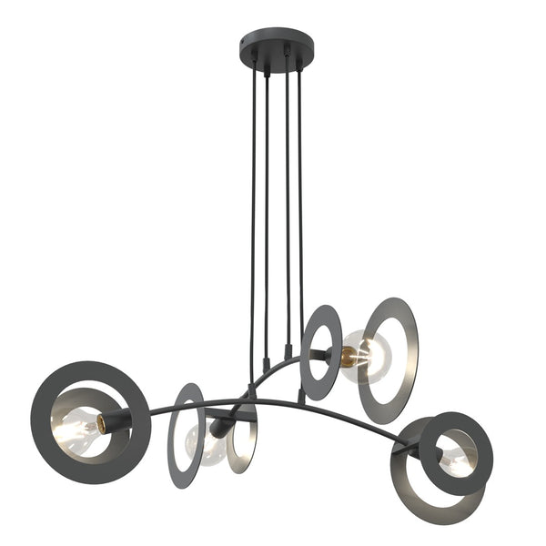 Euphoria 4-light black pendant light