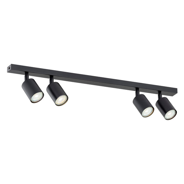 Flash 4-light ceiling light black