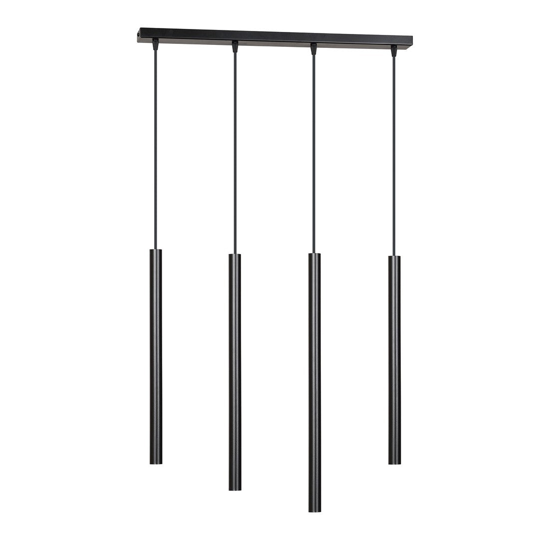 Selter 4-light black pendant light