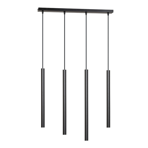 Selter 4-light black pendant light