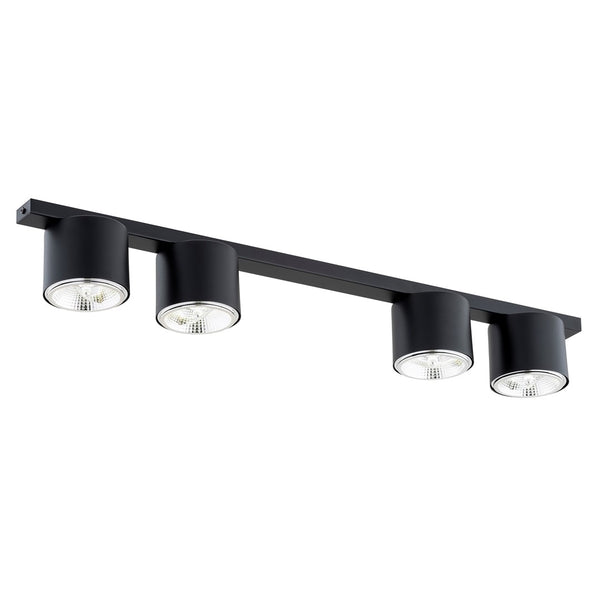 Nano 4-light ceiling light black