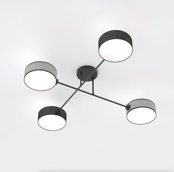 Maga 4-light ceiling light, mix 2