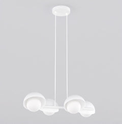 Boom 4-light chandelier white