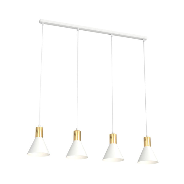 White rose pendant light