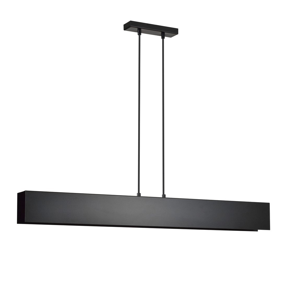 Gentor 4-light black pendant light