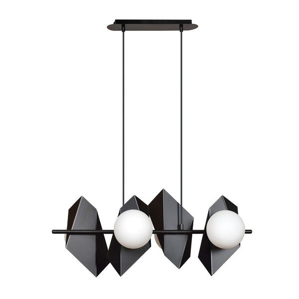 Drifton 4-light black pendant light