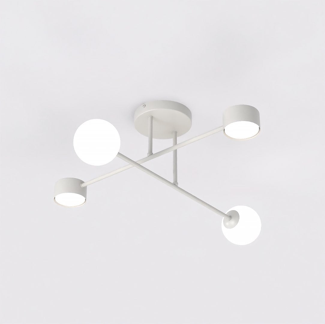 Holon grey ceiling light