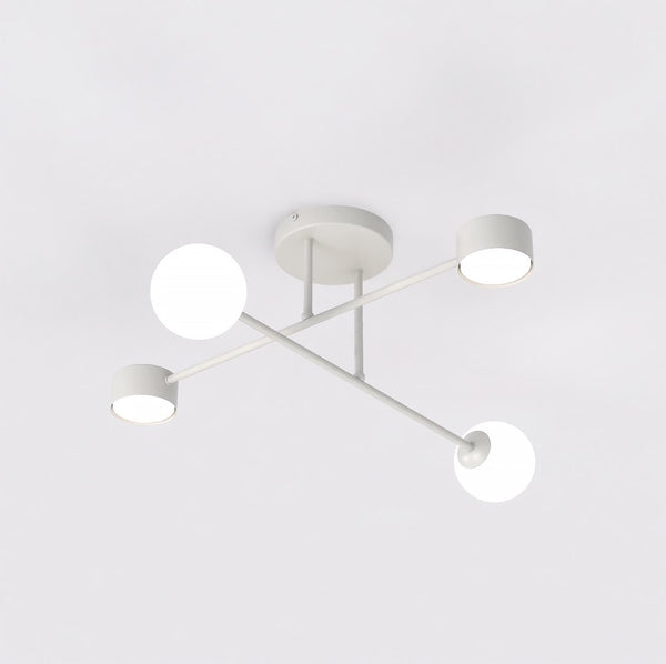 Holon grey ceiling light