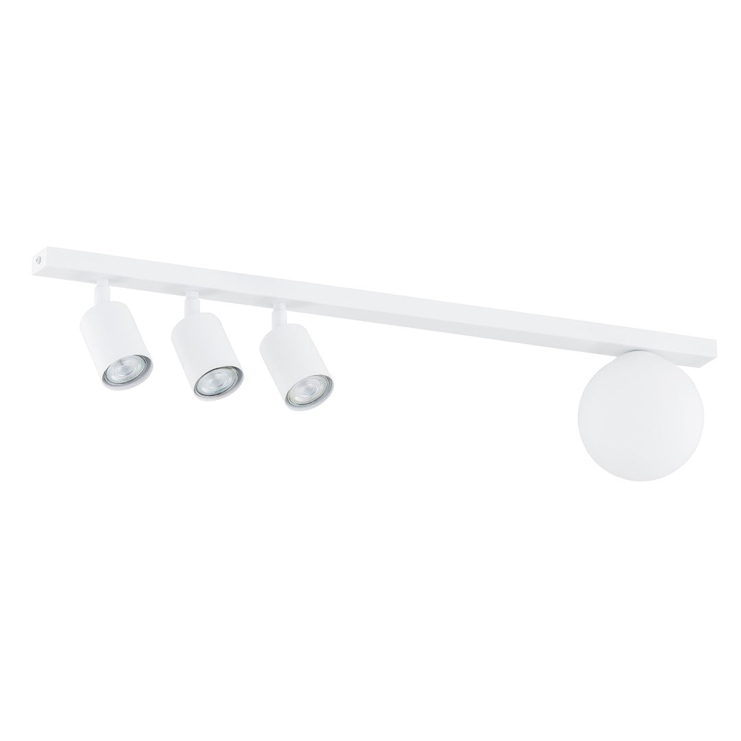 Baster 4-light white pendant light
