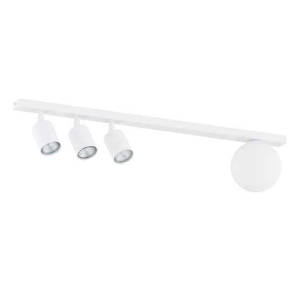 Baster 4-light white pendant light