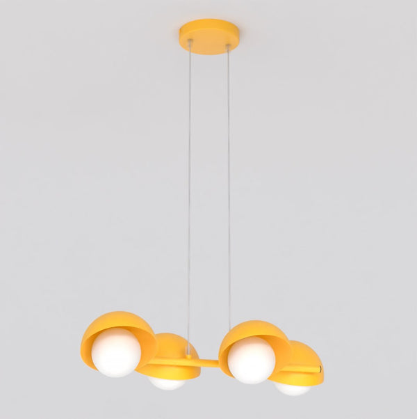 4-light orange Boom pendant light