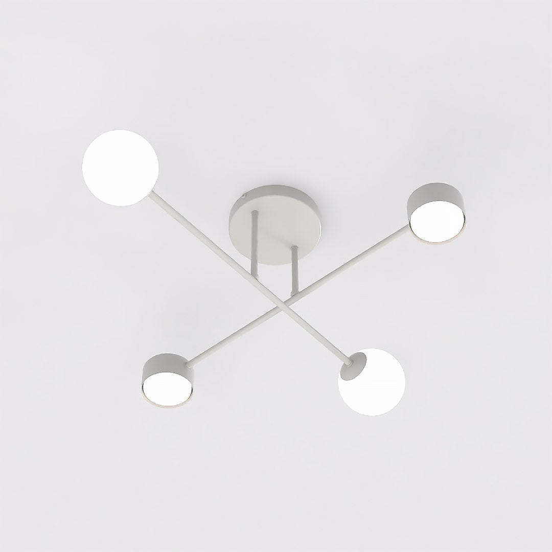 Holon grey ceiling light