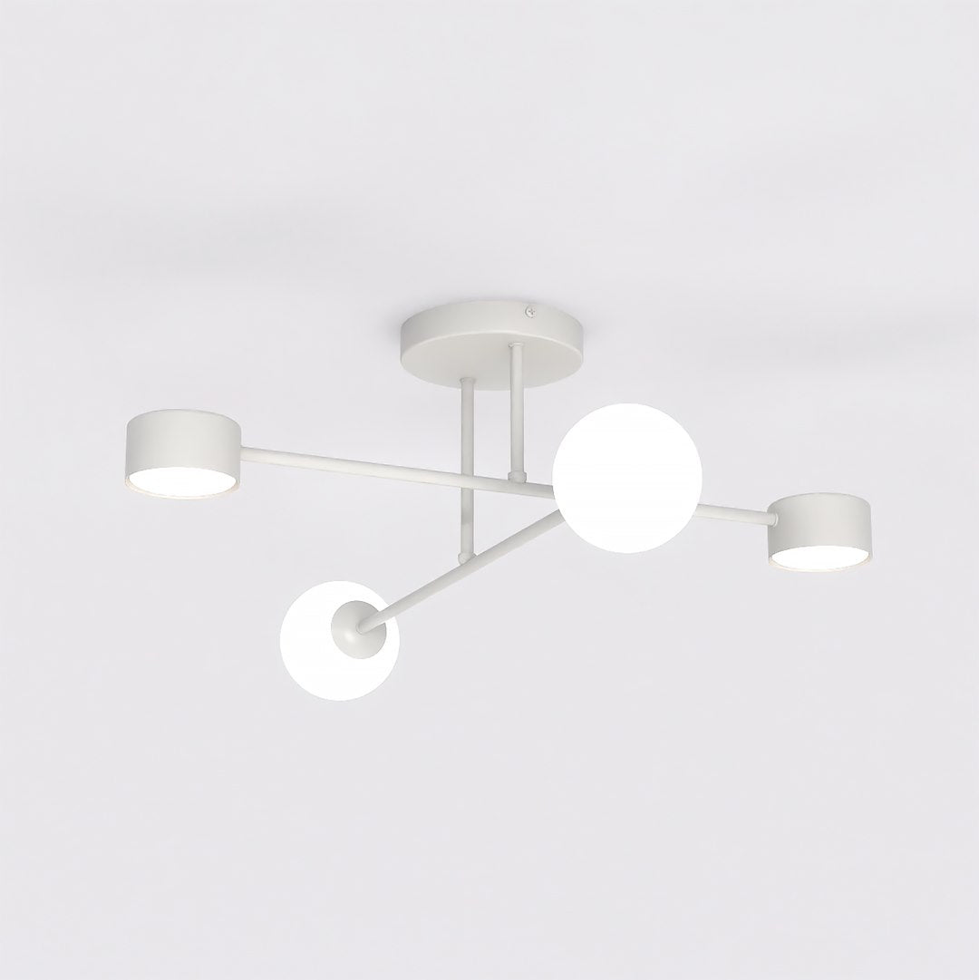 Holon grey ceiling light
