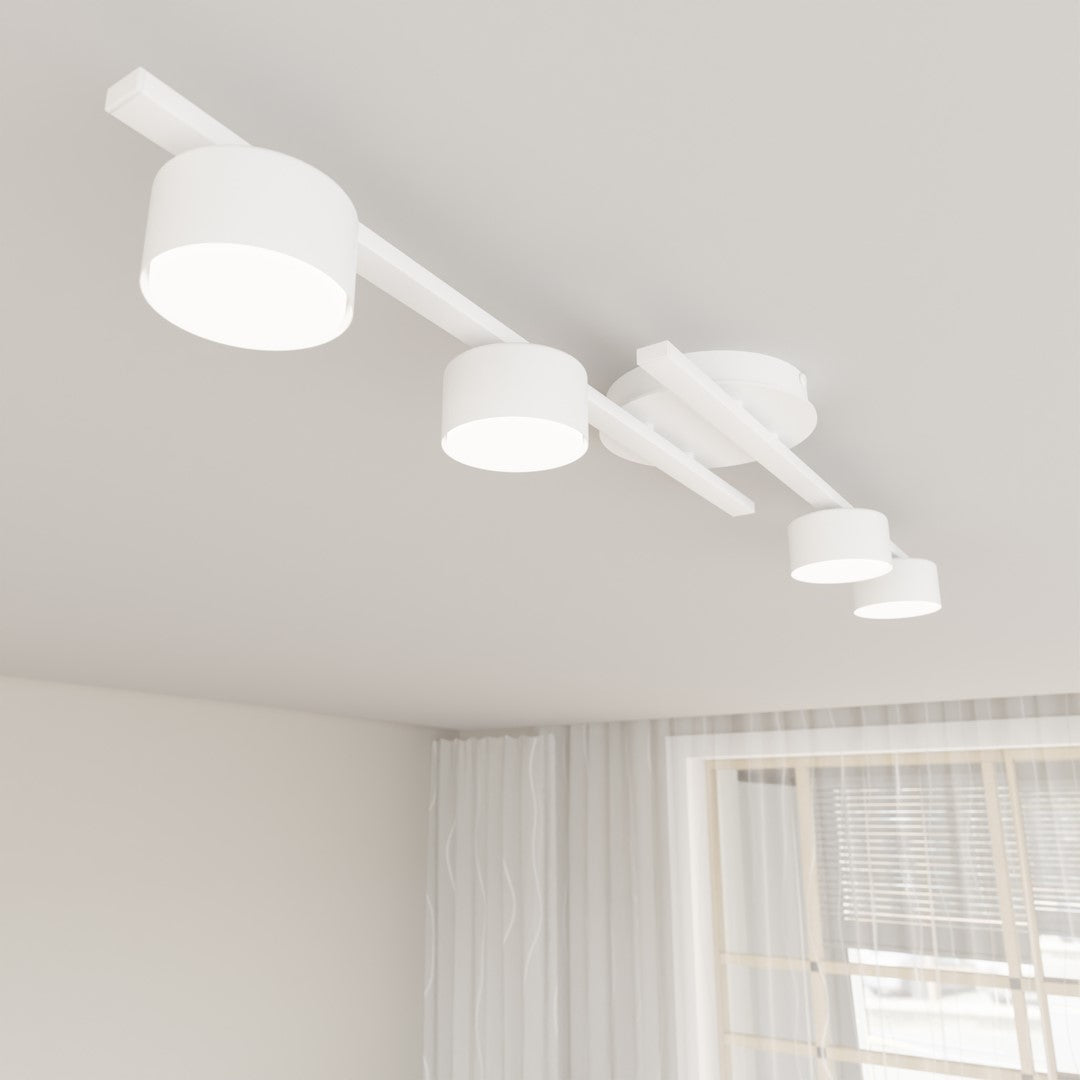 Fragment 4-light ceiling light white