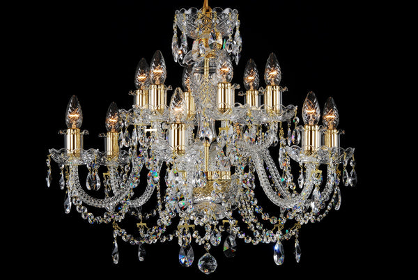 LLCH12AG Crystal Chandelier