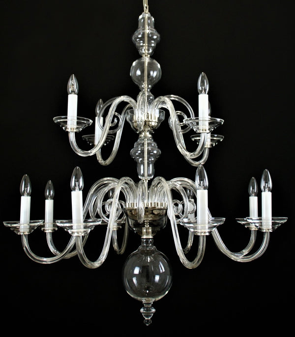 Clear glass chandelier LW513120100G