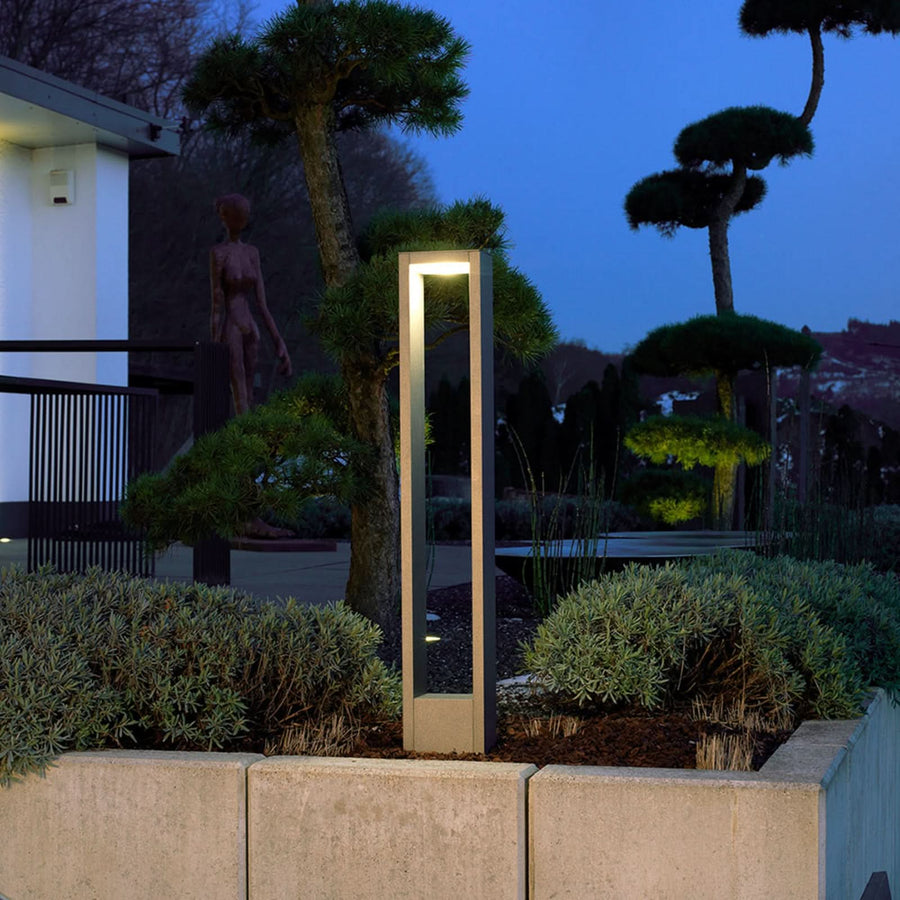 Borne lumineuse d'extérieur LED Adriana en aluminium, anthracite, hauteur 90 cm, IP44