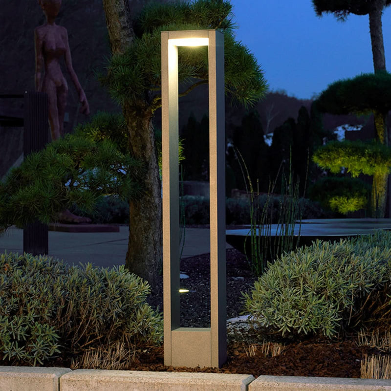 Borne lumineuse d'extérieur LED Adriana en aluminium, anthracite, hauteur 90 cm, IP44