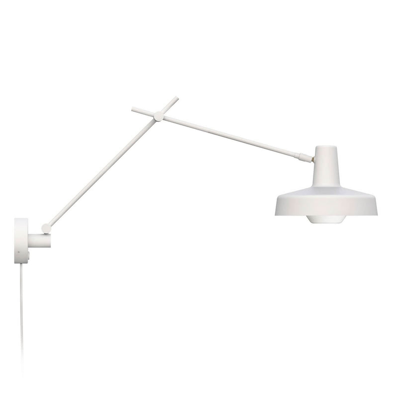 Applique murale Arigato en aluminium, blanc, Ø 23 cm, 70 W