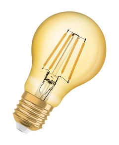 Ampoule LED E27 filament vintage poire 4 W, 2400 K, 410 lm