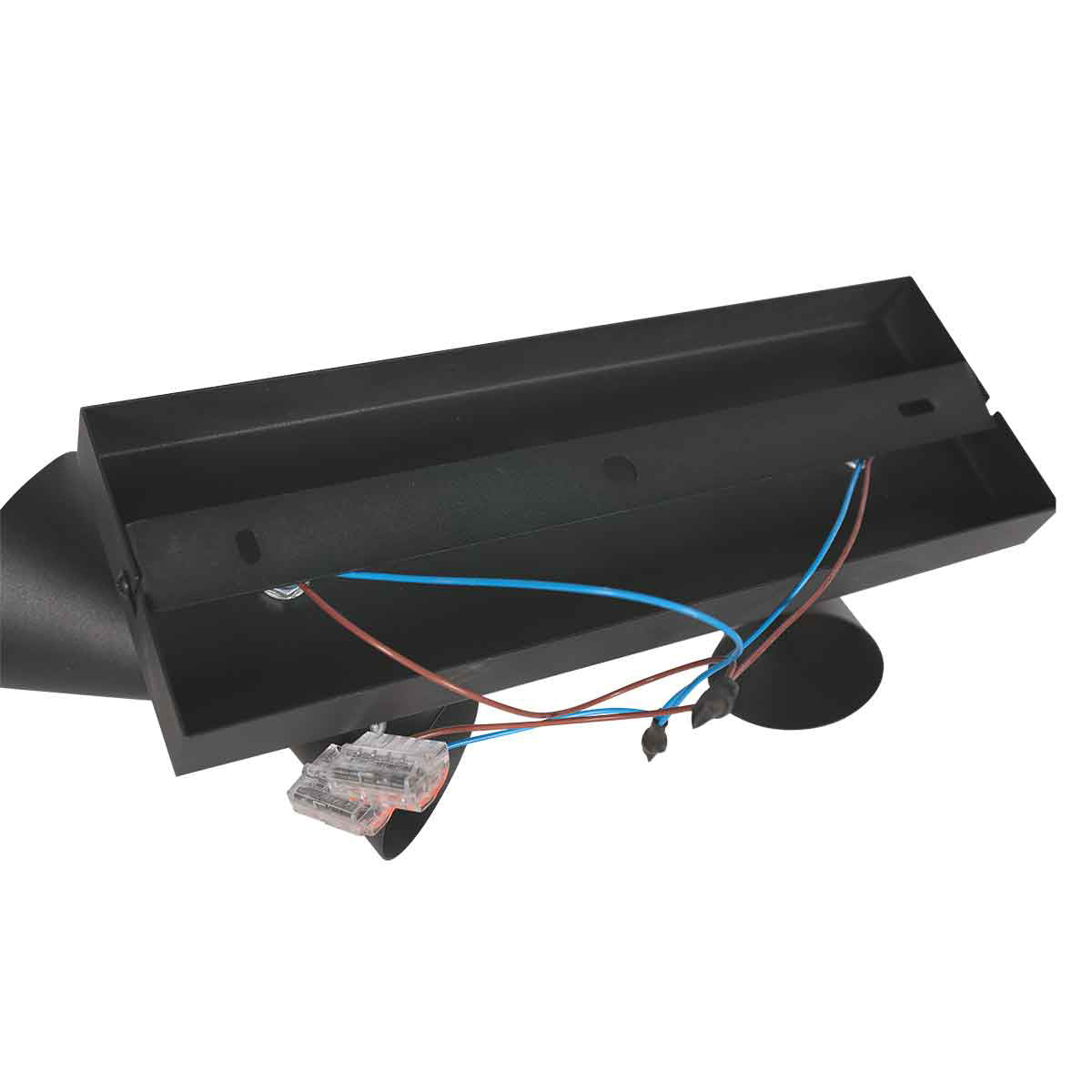 Preto 4110ZW 2-light black spotlight with GU10 sockets