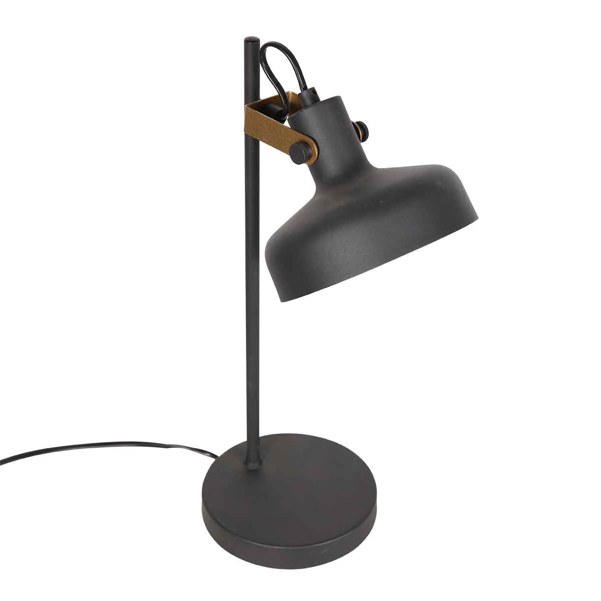 Prato 4120ZW 1-light black table lamp with E14 base