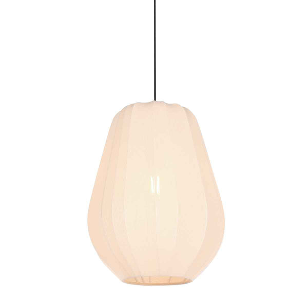 Cream-colored pendant light Sand 4124CR Ø 30 cm