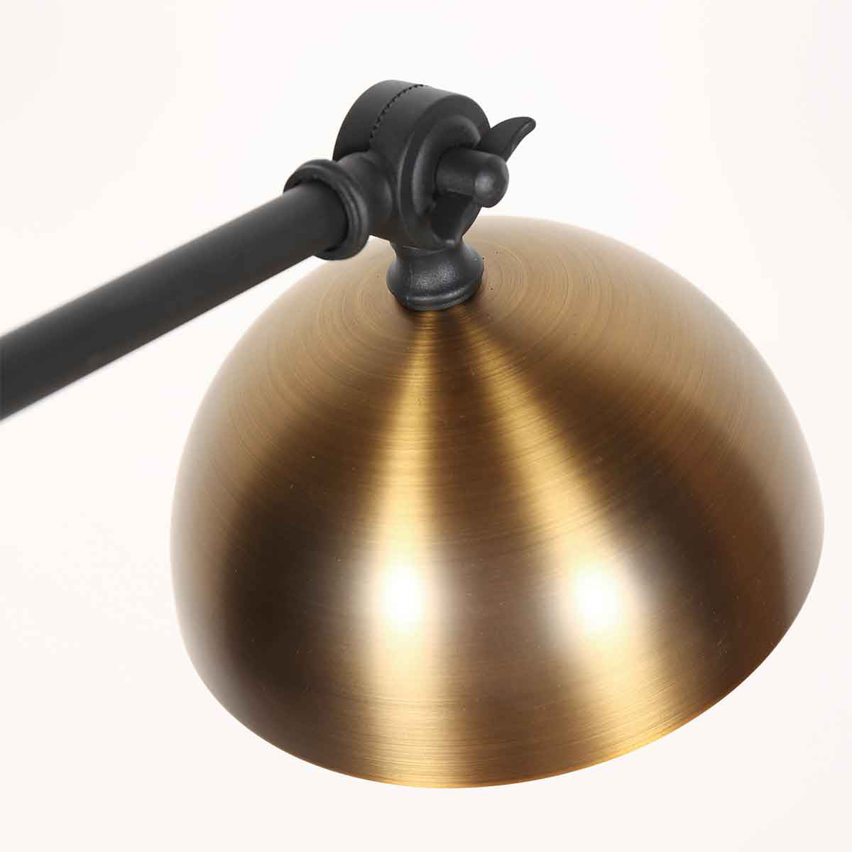 Pintino 4126ZW black and bronze wall lamp, GU10 base