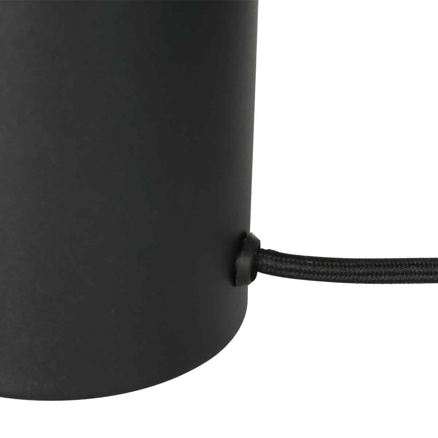 Black table lamp / Bloeba 4128ZW base with E27 socket
