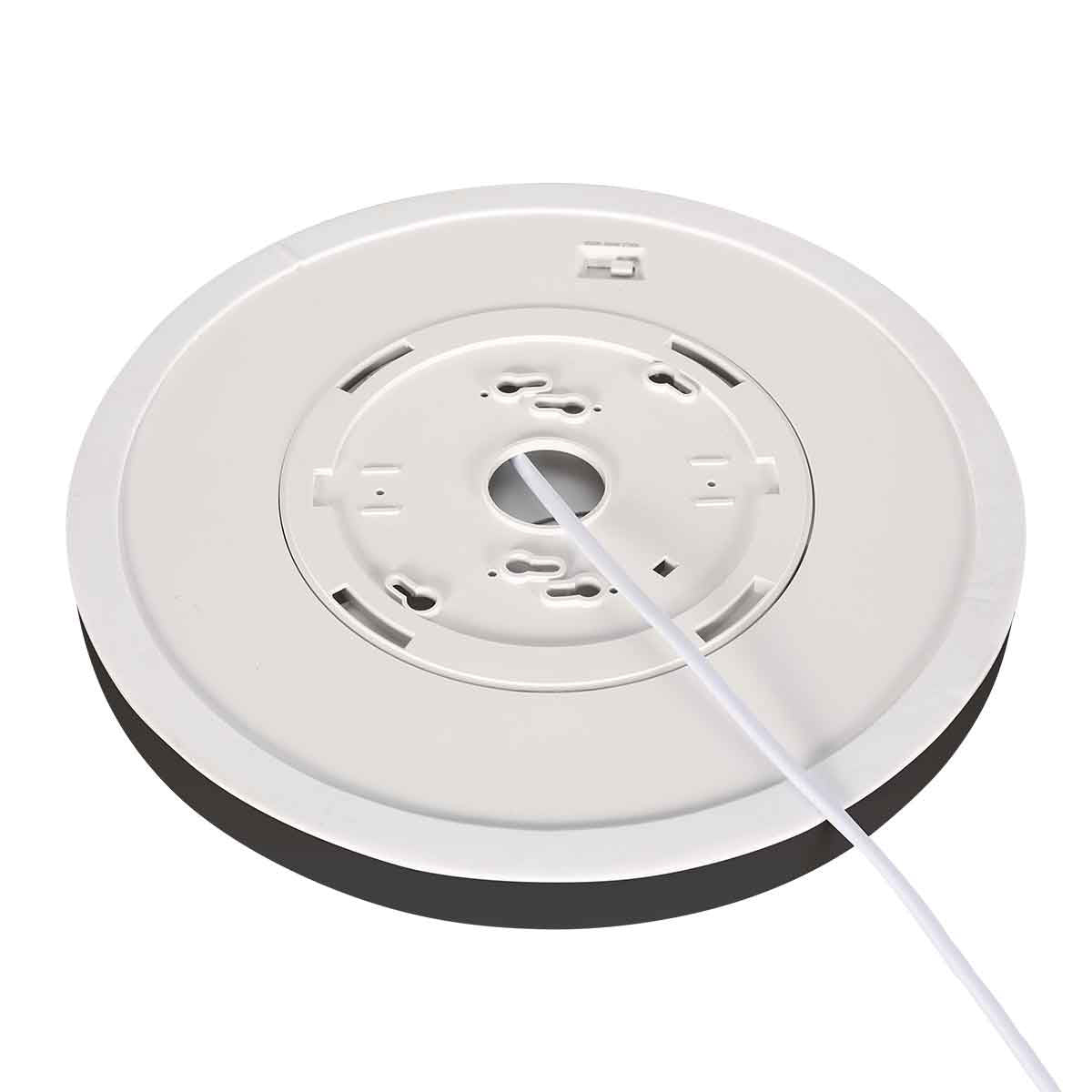 Black ceiling lamp 4132ZW with 3-level dimmable function and color temperature adjustment Ø29 cm