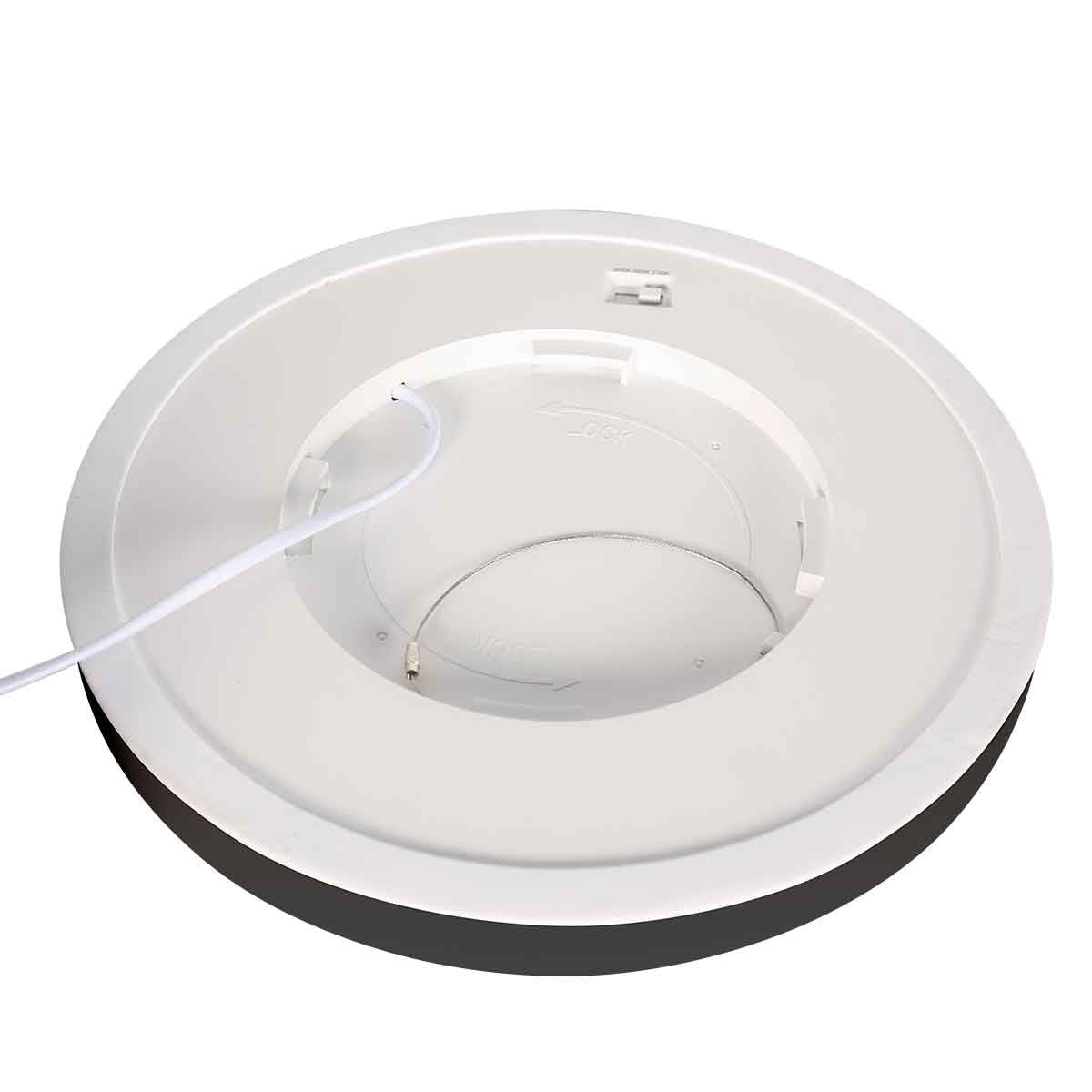Black ceiling lamp 4132ZW with 3-level dimmable function and color temperature adjustment Ø29 cm