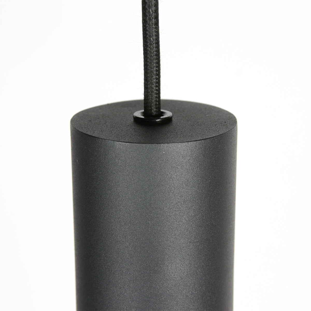 DownLume 4215ZW pendant light – slim and elegant, black with a gold detail