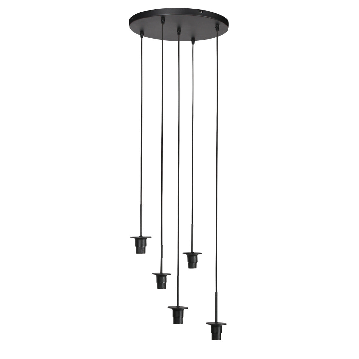HaloSwap 4383ZW – black pendant light with amber glass and warm highlights