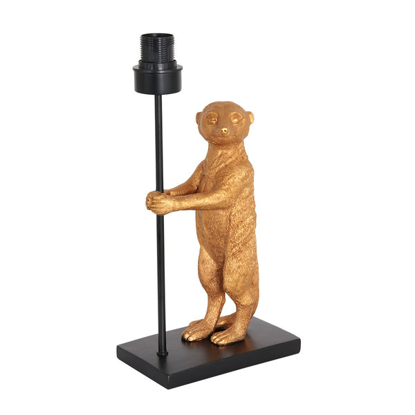 Black animal table lamp