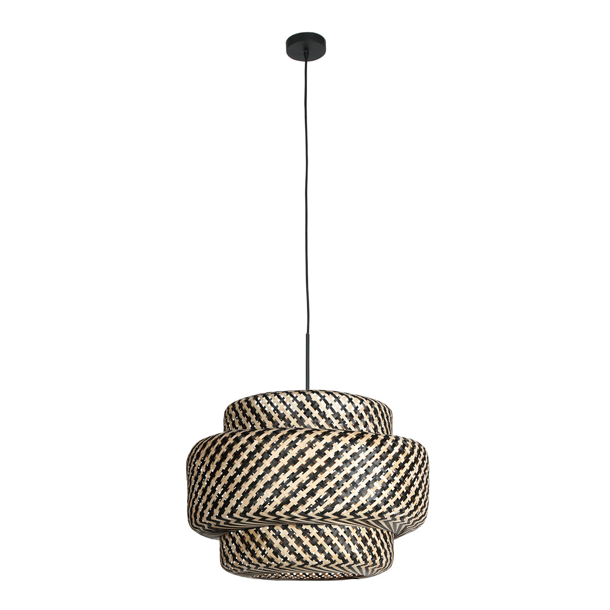 Suspension en osier tressée Maleo – vue 3 – Designix.fr
